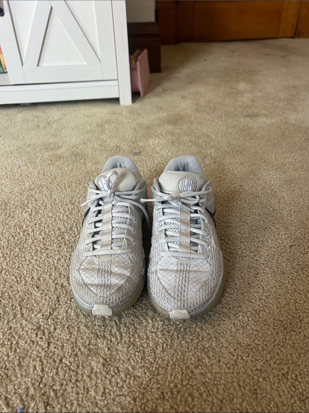 Light Gray Sabrina Basketball Shoes
